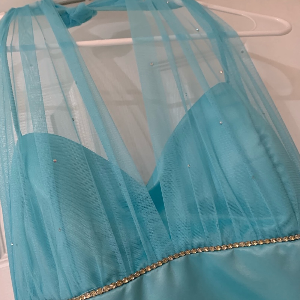 Light blue Kiki USA prom dress